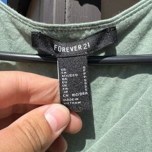 Forever 21 Green Top